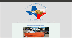 Desktop Screenshot of bigcountrybarbecue.com